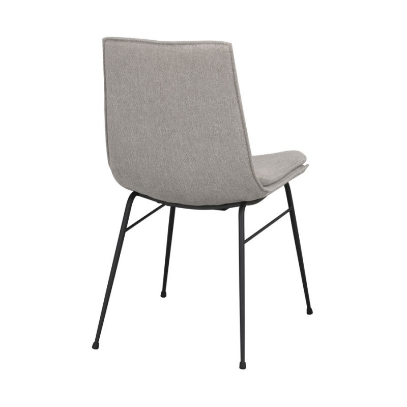 RO Lowell Fixed Chair Grey/Black